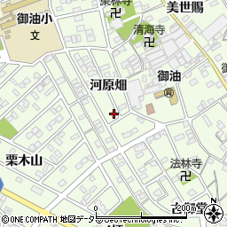 愛知県豊川市御油町河原畑69周辺の地図