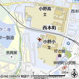 小野市立　わか松幼稚園周辺の地図