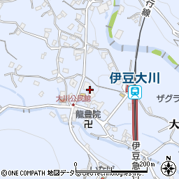 伊豆大川温泉ホテル周辺の地図
