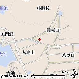 愛知県額田郡幸田町深溝駿杉口周辺の地図