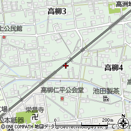 静岡県藤枝市高柳4丁目1周辺の地図