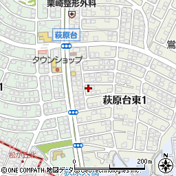 萩原台さんご公園周辺の地図