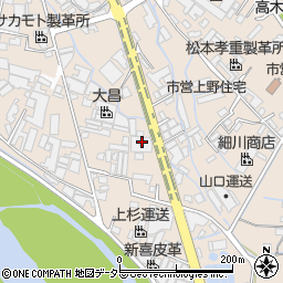 兵庫県姫路市花田町高木98周辺の地図
