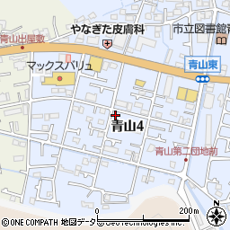兵庫県姫路市青山4丁目周辺の地図