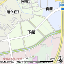 愛知県知多郡武豊町下起周辺の地図