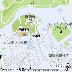 愛知県豊川市八幡町寺前周辺の地図