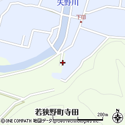 兵庫県相生市若狭野町寺田1周辺の地図