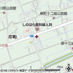 高岡米店工場周辺の地図