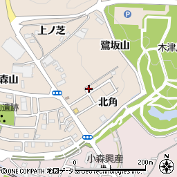 京都府城陽市富野鷺坂山周辺の地図
