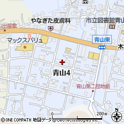 ラフォーレ青山Ａ棟周辺の地図