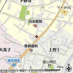 愛知県豊川市麻生田町深井周辺の地図