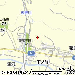 愛知県豊川市御津町金野中畑周辺の地図