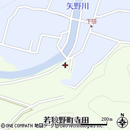 兵庫県相生市若狭野町寺田389周辺の地図