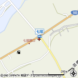 広島県庄原市七塚町551周辺の地図