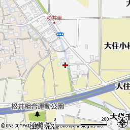 京都府京田辺市松井古松井74周辺の地図