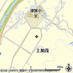 岡山県吉備中央町（加賀郡）上加茂周辺の地図