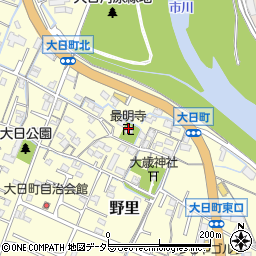 最明寺周辺の地図