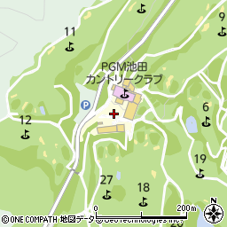 大阪府池田市畑周辺の地図