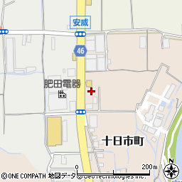 大阪府茨木市十日市町21周辺の地図