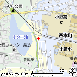 兵庫県小野市大島町352-15周辺の地図