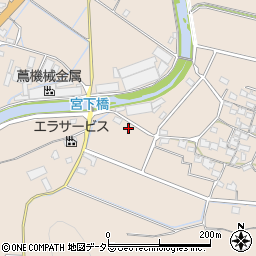 兵庫県姫路市飾東町塩崎593-2周辺の地図