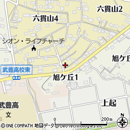 愛知県知多郡武豊町六貫山3丁目56周辺の地図