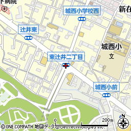 東辻井２周辺の地図
