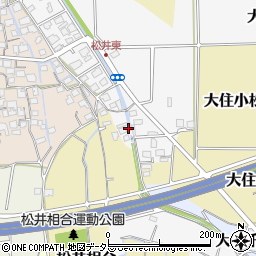 京都府京田辺市松井古松井90周辺の地図