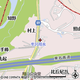 愛知県豊橋市賀茂町村上周辺の地図