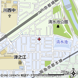 大阪府高槻市津之江北町18-14周辺の地図