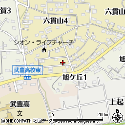 愛知県知多郡武豊町六貫山5丁目47周辺の地図