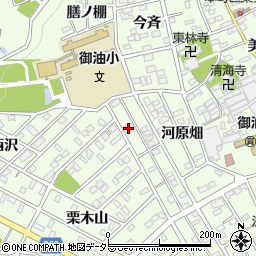 愛知県豊川市御油町河原畑118周辺の地図