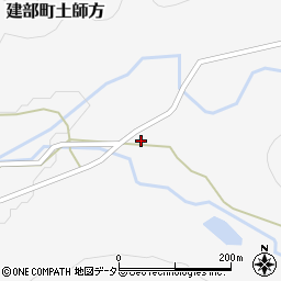 岡山県岡山市北区建部町土師方524周辺の地図