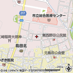 静岡県島田市野田1231周辺の地図