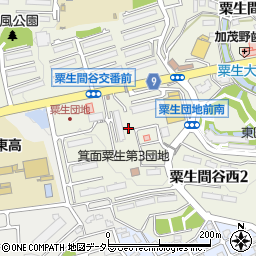 株式会社セイコー粟生店周辺の地図