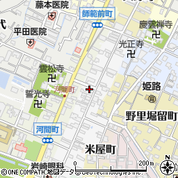 兵庫県姫路市野里寺町23周辺の地図