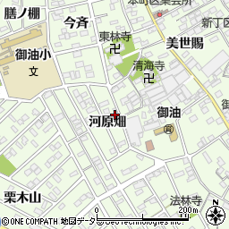 愛知県豊川市御油町河原畑67周辺の地図