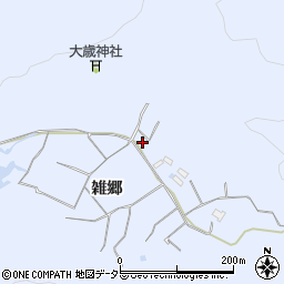兵庫県加古川市志方町雑郷周辺の地図