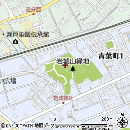 岩城神社周辺の地図