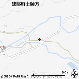 岡山県岡山市北区建部町土師方519周辺の地図