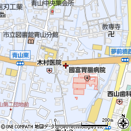 青山タクシー株式会社周辺の地図