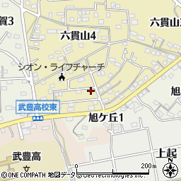 愛知県知多郡武豊町六貫山5丁目41周辺の地図