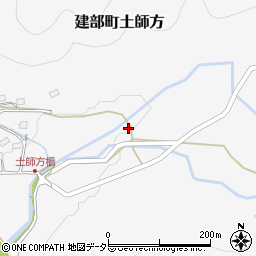 岡山県岡山市北区建部町土師方166周辺の地図
