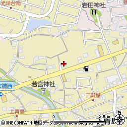 ファミリーマート藤枝上青島店周辺の地図
