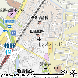 美容室ｄｅｆｉ・牧野駅前店周辺の地図