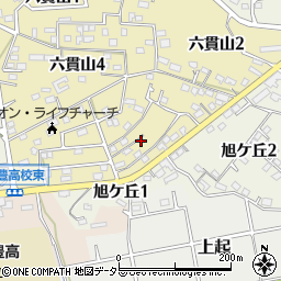 愛知県知多郡武豊町六貫山3丁目43周辺の地図