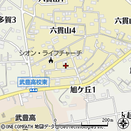 愛知県知多郡武豊町六貫山5丁目27周辺の地図
