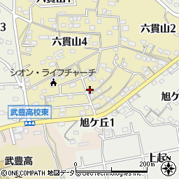 愛知県知多郡武豊町六貫山3丁目20周辺の地図