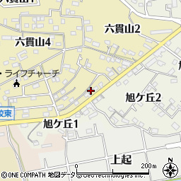 愛知県知多郡武豊町六貫山3丁目70周辺の地図