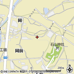愛知県蒲郡市清田町周辺の地図